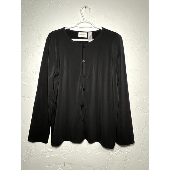 Liz Claiborne black 3 piece set evening old money country club womens medium - Picture 1 of 11